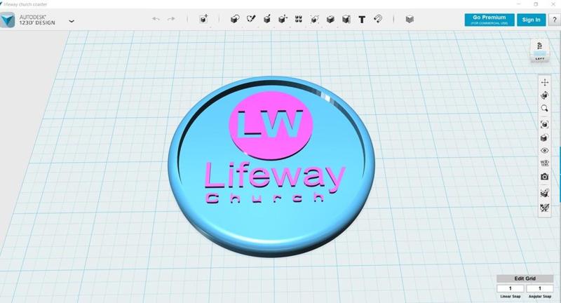Lifeway Church Coaster
