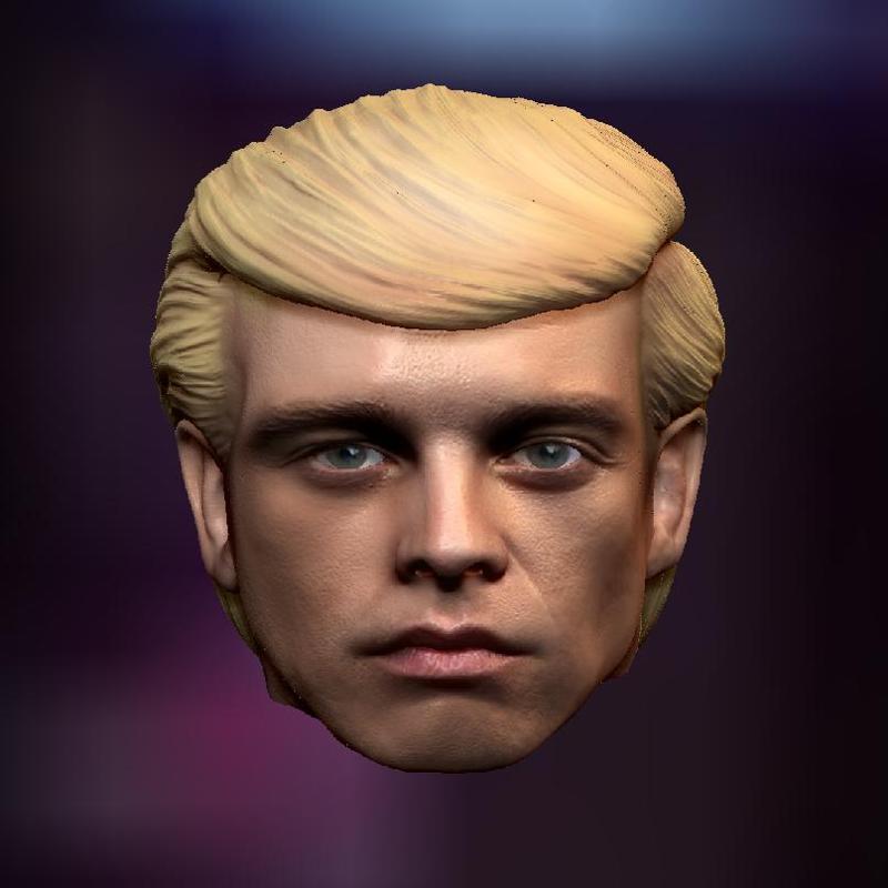 1/6 1/12 The Apprentice 2024 Donald Trump Sebastian Stan Head Headsculpt