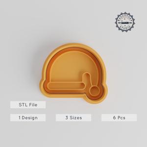 Santa Hat Cookie Cutter & Stamp Set, 6-Piece, Perfect for Cookies & Fondant, Festive Holiday Cap, 3 Sizes (S/M/L) PRODUCT_4933