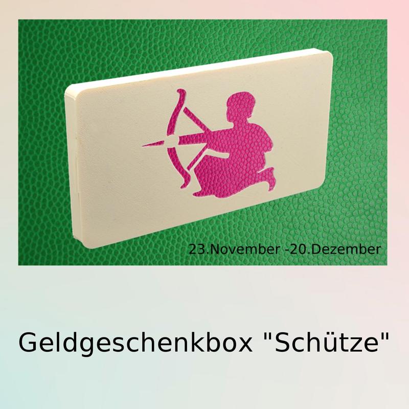 Gift box zodiac sign Sagittarius