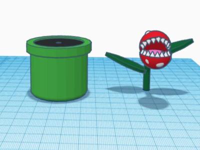 piranha planter pot / sculpture