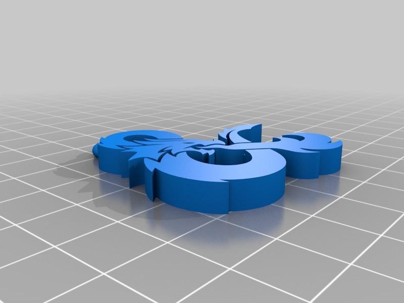 D&D Ampersand Keychain