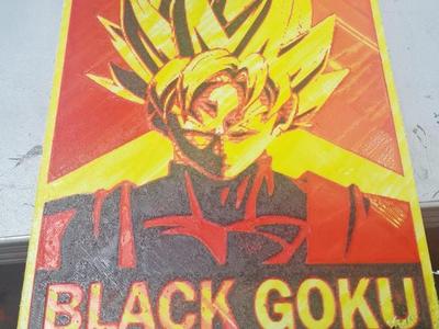Hueforge Black Goku