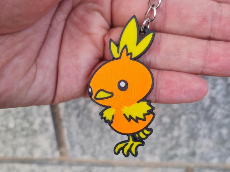 Torchic Keychain