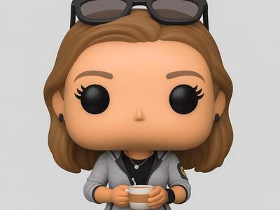 Funko Pop | Woman with Coffee Cup and Glasses