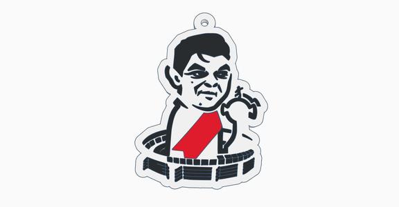 Marcelo Gallardo River key ring