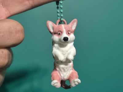 Corgie Keychain – Articulated friend