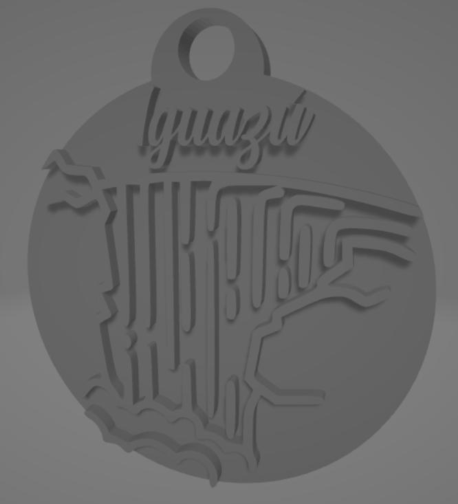 Llavero de las Cataratas del Iguazú