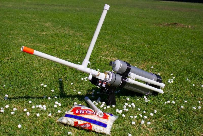Full/Semi Auto Mini Marshmallow Gun - Compressed Air - 1 Week Classroom Project
