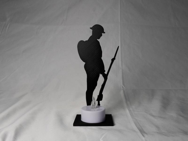 Tommy Silhouette - Soldier Statue 