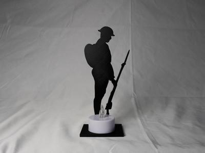 Tommy Silhouette - Soldier Statue 