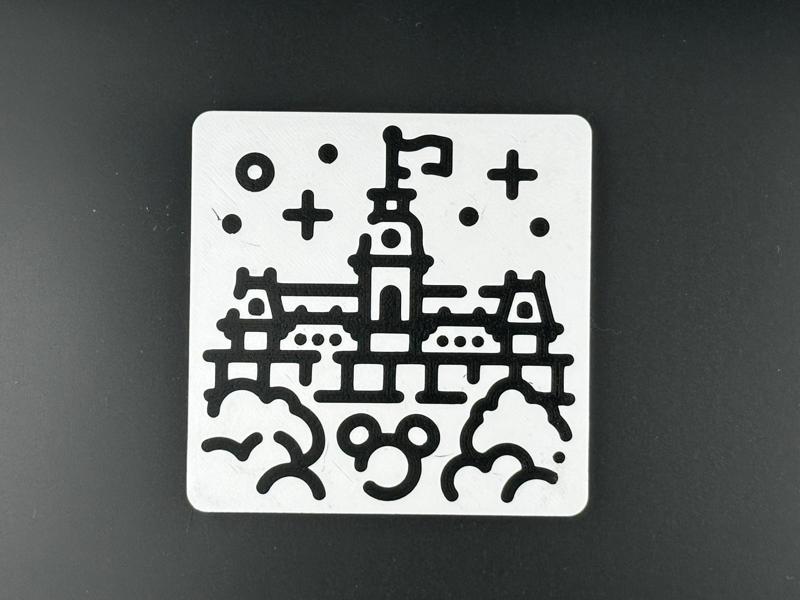 Disney World Coaster Magic Kingdom Entrance 