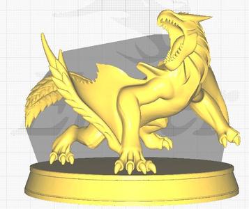 Tigrex - Monster Hunter Creature with Base