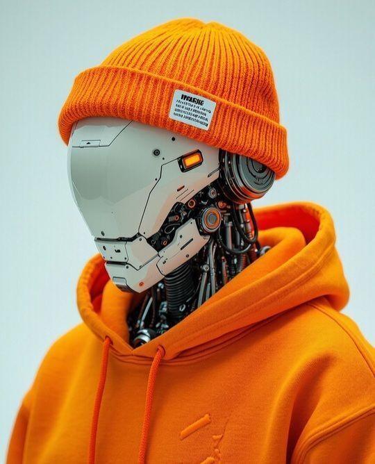 Cyborg Sci Fi Tech Bennie Hoodie Android