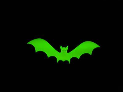 Bat - glowing PLA - Halloween