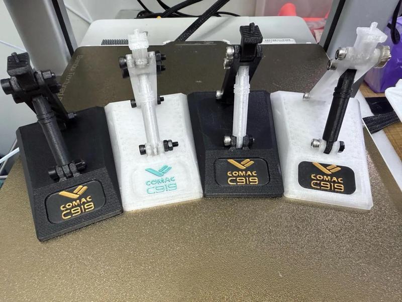 Matching nameplate - The most beautiful 1:200/1:400 scale airplane model stand (color scheme needs to be selected by yourself)