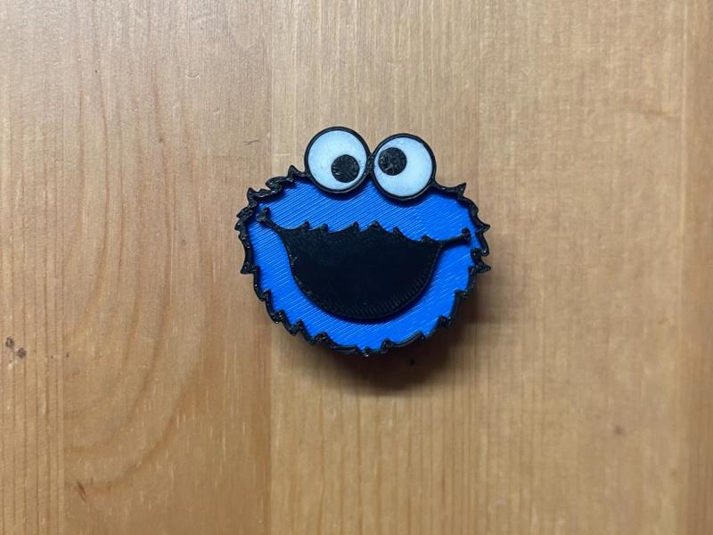 Cookie Monster Stanley Straw Topper