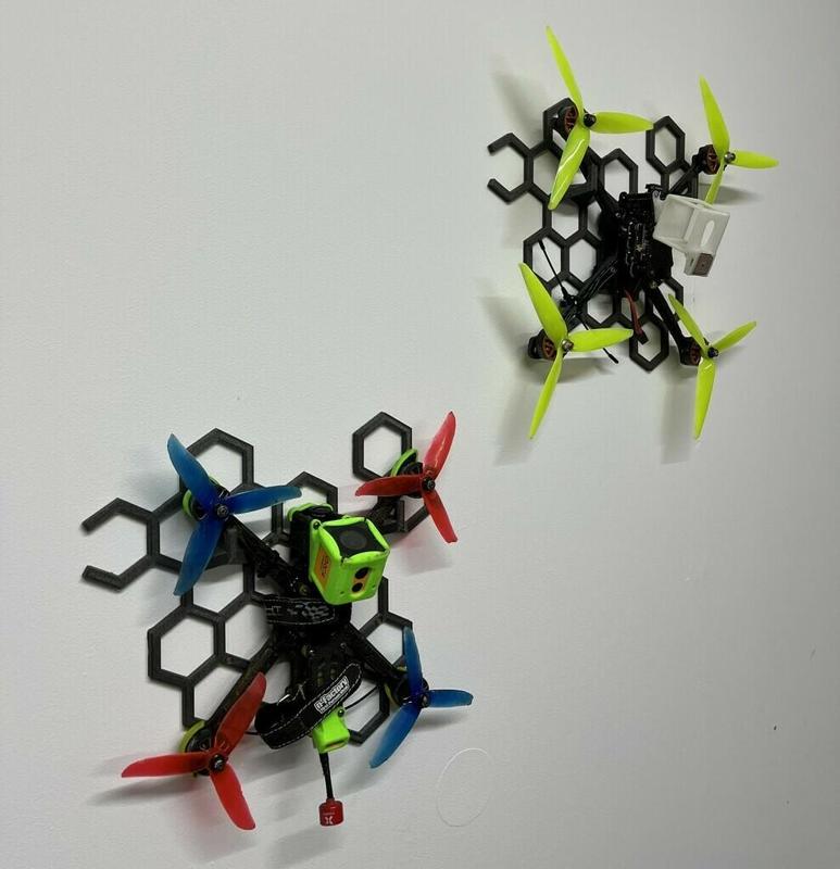 Drone Wall Hanger - Honeycomb
