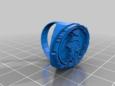 Doctor who logo ring