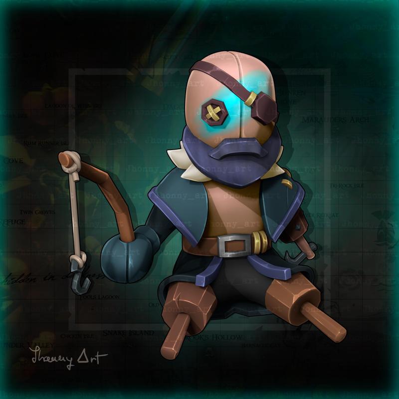 MERRICK DOLL TRINKET SEA OF THIEVES