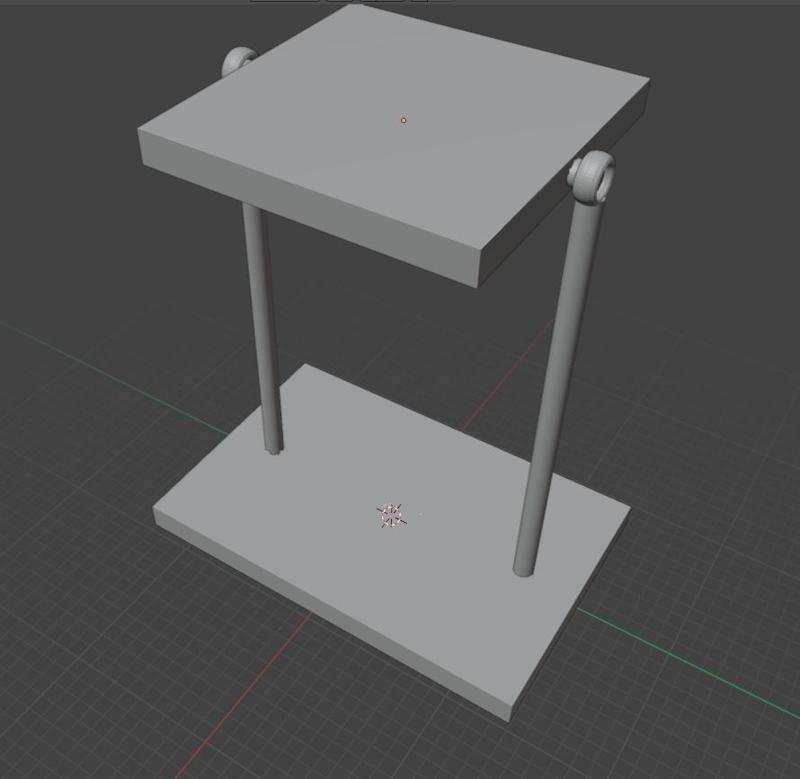 rotating photo support