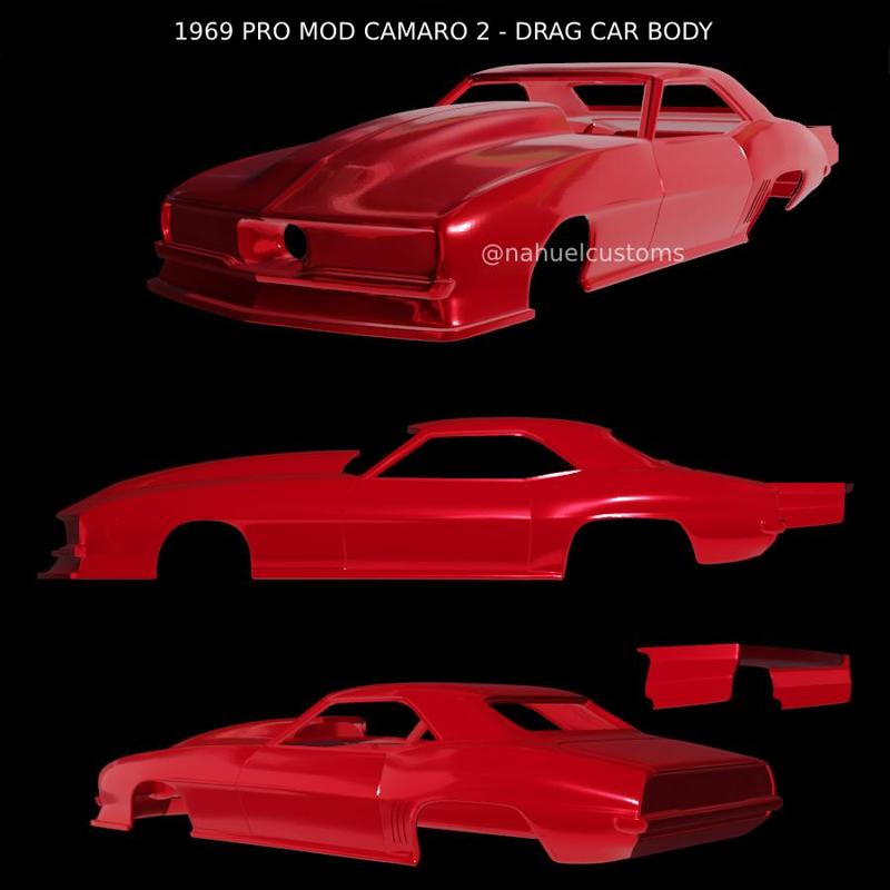 1969 PRO MOD CAMARO 2 - DRAG CAR BODY