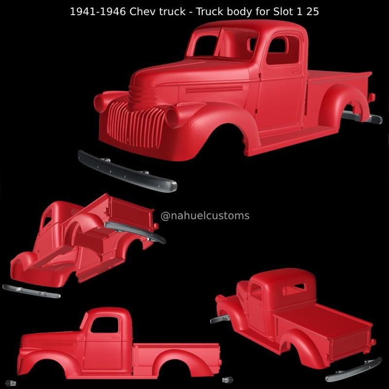 1941-1946 Chev truck - Truck body for Slot 1 25