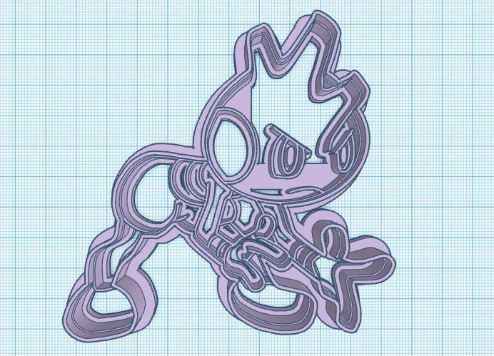 Pokemon: Tyrogue Cookie Cutter