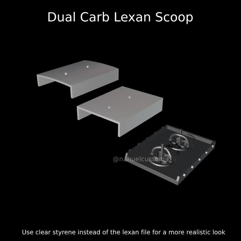 Dual Carb Lexan Scoop