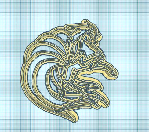 Pokemon: Ninetails Cookie Cutter