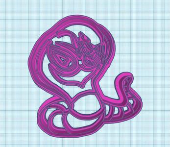 Pokemon: Arbok Cookie Cutter