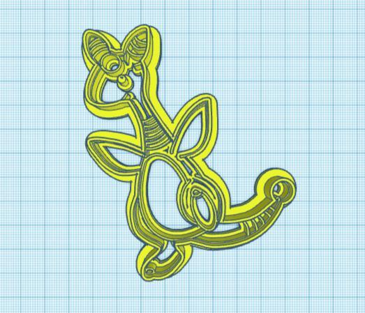 POkemon: Ampharos Cookie Cutter