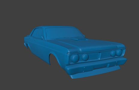RC BODY 1971 XY GTHO FORD FALCON 3D PRINT STL