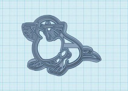 Pokemon: Sealeo Cookie Cutter