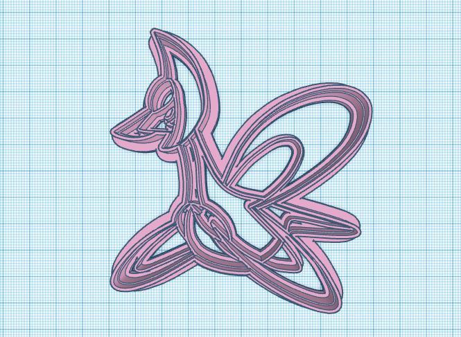 Pokemon: Cresselia Cookie Cutter