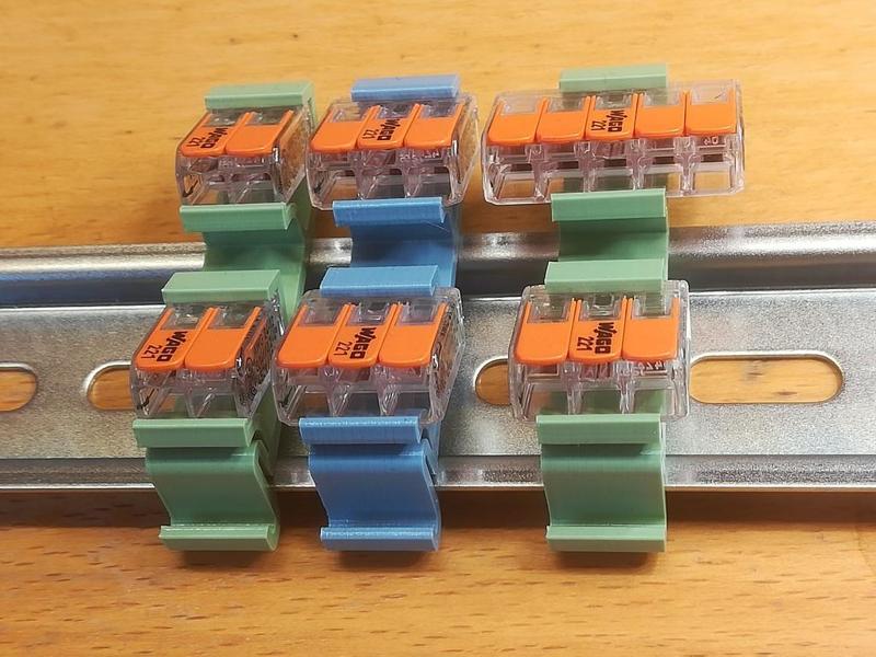 WAGO 221 DIN rail holder