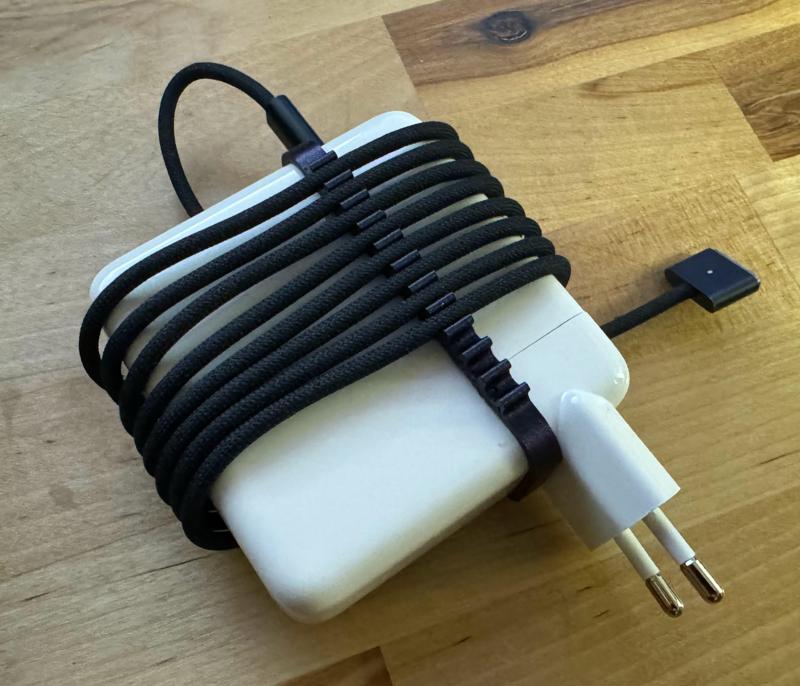 96W Macbook Charger Cable Management