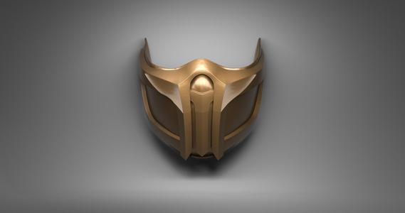 Mortal Kombat - Scorpion Fan Art Cosplay Mask