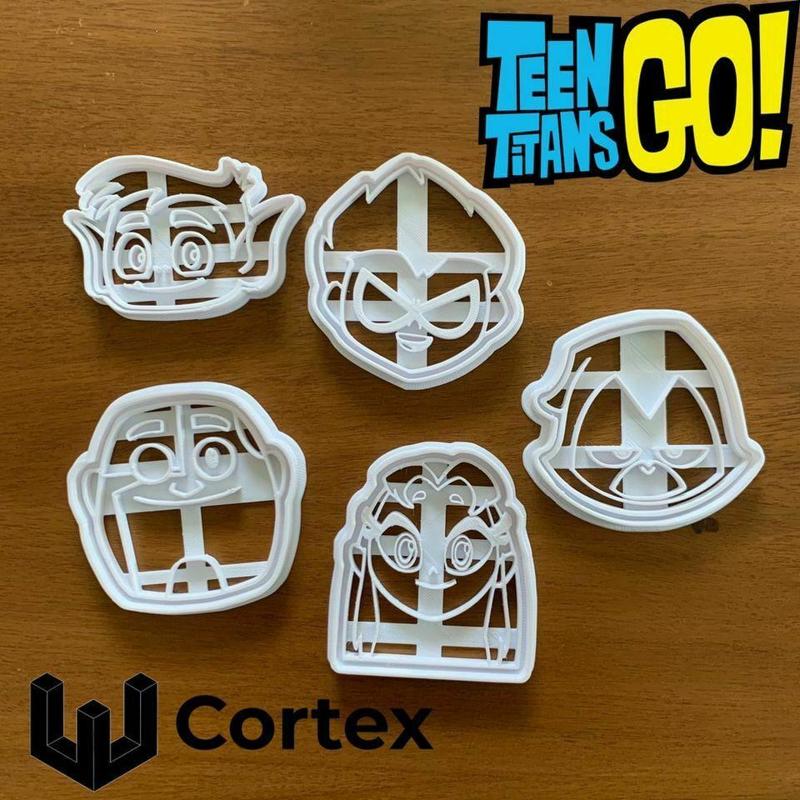 Teen titans Go cookie cutters
