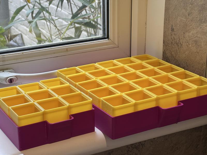 Gridfinity-based seed germinator & planter