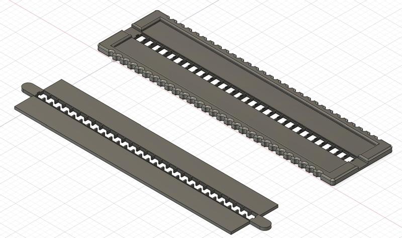 Plustek OpticFilm holder for 9.5mm Pathé Baby