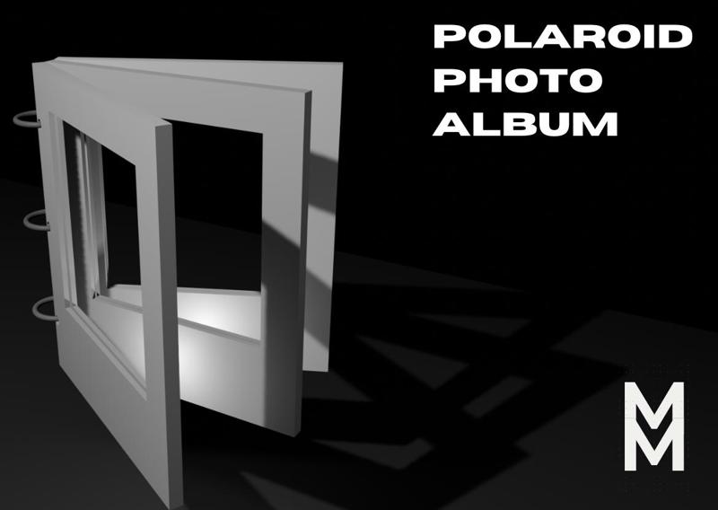 Printable Photo Album For Polaroid 600, Fuji Instax Square, Fuji Instax Wide, Fuji Instax Mini