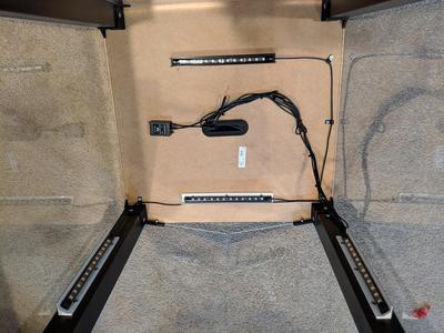 LED Strip Light Reflectors for IKEA Lack Enclosure (or other)