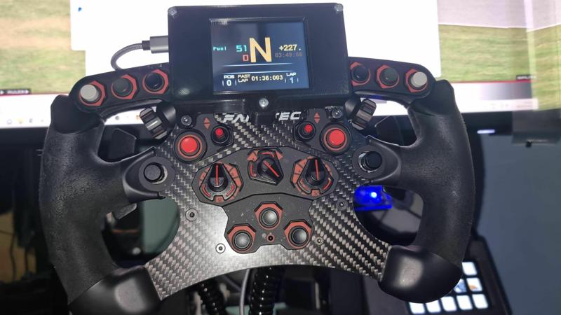 Fanatec F1 on board Nextion screen