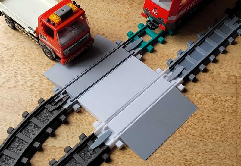 Rail crossing for Playmobil Railway