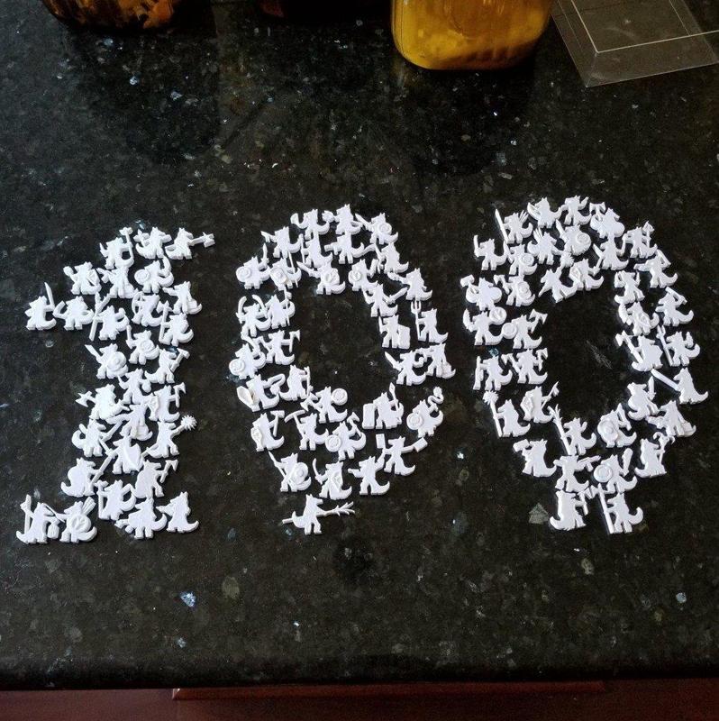 100 Kitsune Meeples