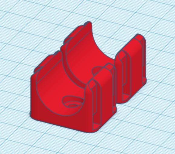 Tube holder - LACK enclosure firetube Proteng