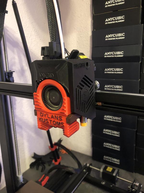 Kobra 2 Max Hotend Shroud/Cover for upgraded fan duct