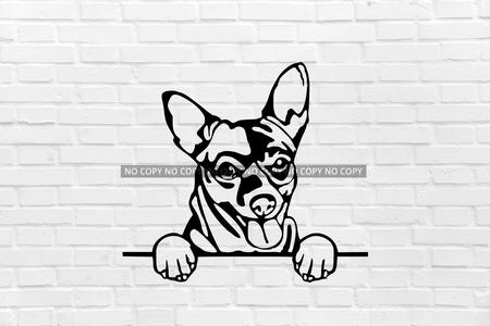 chihuahua dog wall decoration