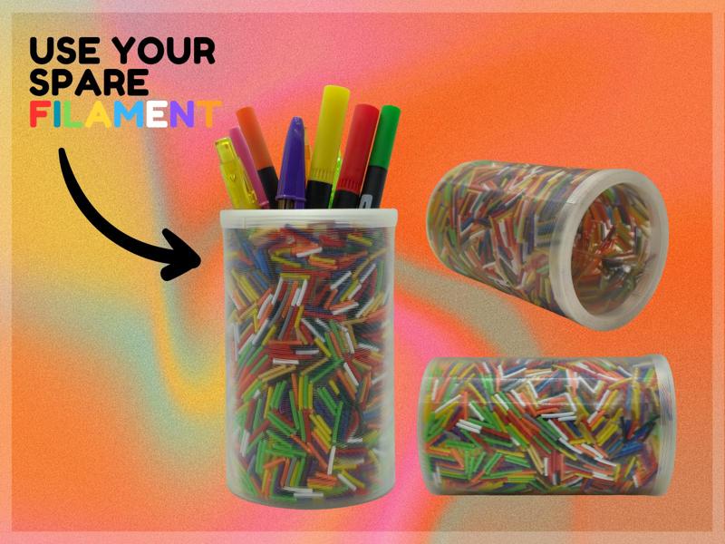 Spare Filament Pen / Pencil Pot holder